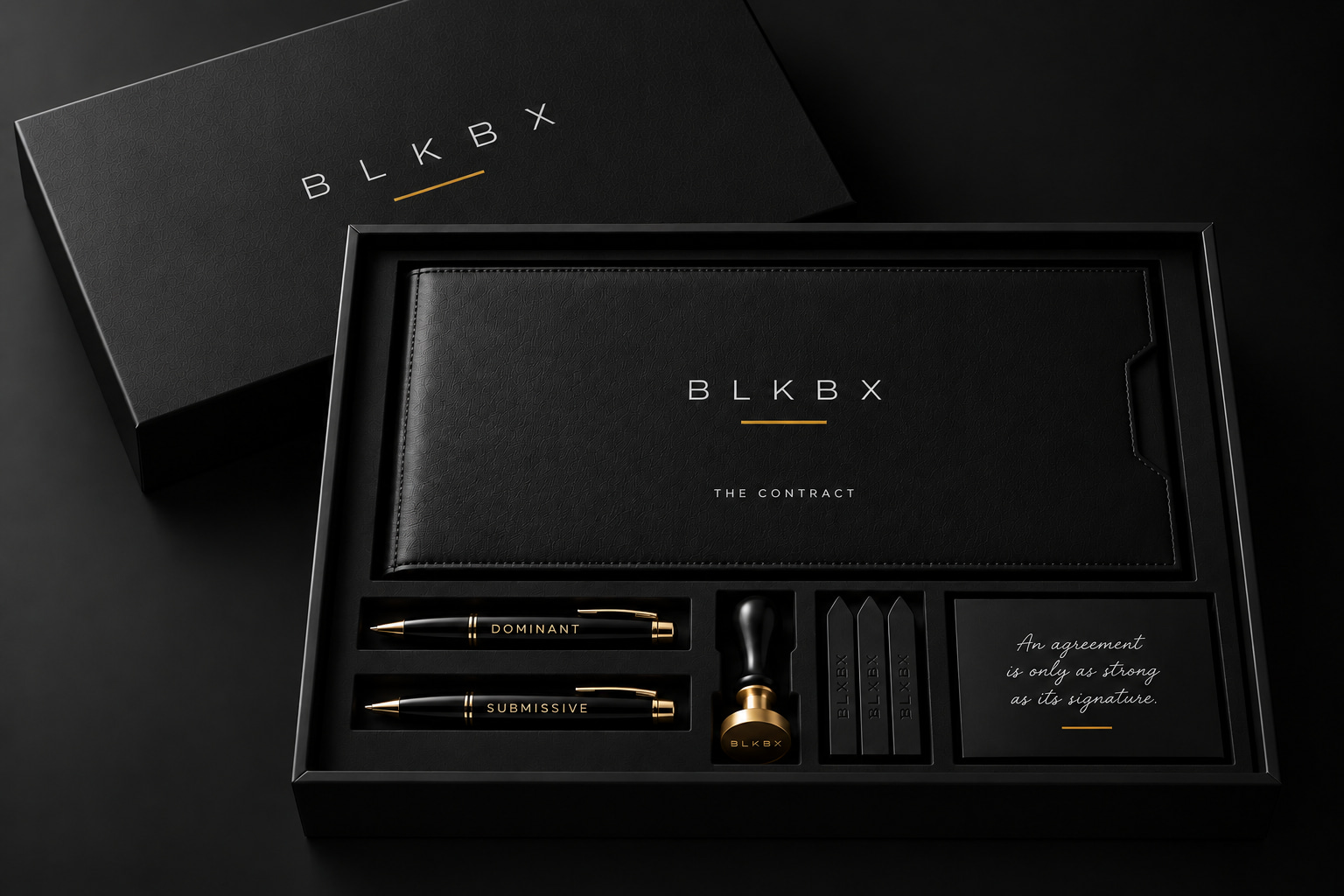 The Contract BLKBX concept